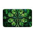 thumbnail image 1 of St. Patrick's Lucky Clover Door Mat, Porch Entrance Rug with Unique Dirt Trapping Design, 15.75x23.62 inch, 1 of 6