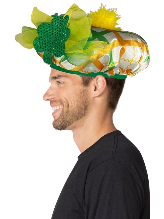 St. Patrick's Mummers Philly Style Irish Parade Hat, Men & Women, Green, Adult One Size, 196