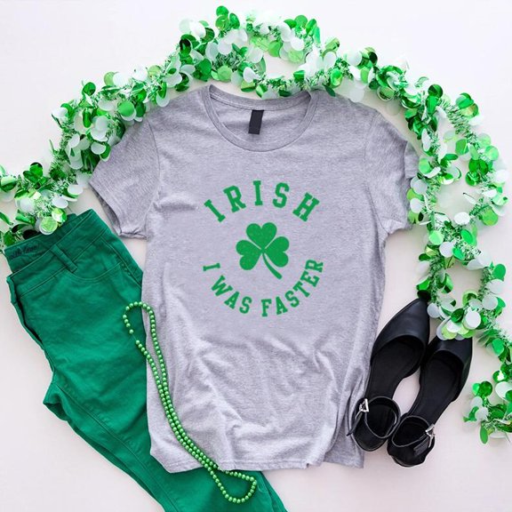 St Patrick's Running Shirt, St Paddy's Day Shirt, Cute Shamrock T-Shirt, Woman St Patricks Day Shirt, Irish Men Shirt, St Patrick's Day Tee SWEATSHIRT All Size S-5XL