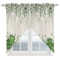 thumbnail image 1 of St. Patrick's Swag Valances for Windows 2 Pack, Kitchen Window Curtains 36 Inch Length, Luck Shamrocks Eucalyptus Leaves Flowers Vintage Privacy Swag Curtains for Living Room/Bathroom 36"x36", 1 of 8