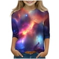 thumbnail image 1 of St. Patrick's Toddler Shirt White Shirt Kids Girls Shirts Size 14-16 White T-Shirt Girls Tops for Girls Size 7-8 Black T Shirt Kids, 1 of 5