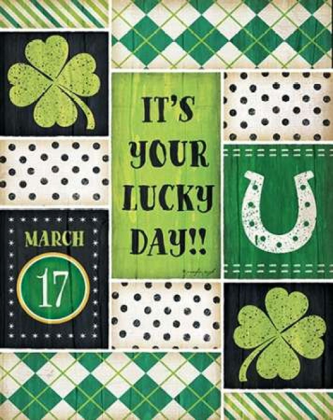 St Patricks Canvas Art - Jennifer Pugh (22 x 28)