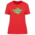thumbnail image 1 of St Patricks Cool Clover Doodle T-Shirt Women -Image by Shutterstock, Female Small, 1 of 2