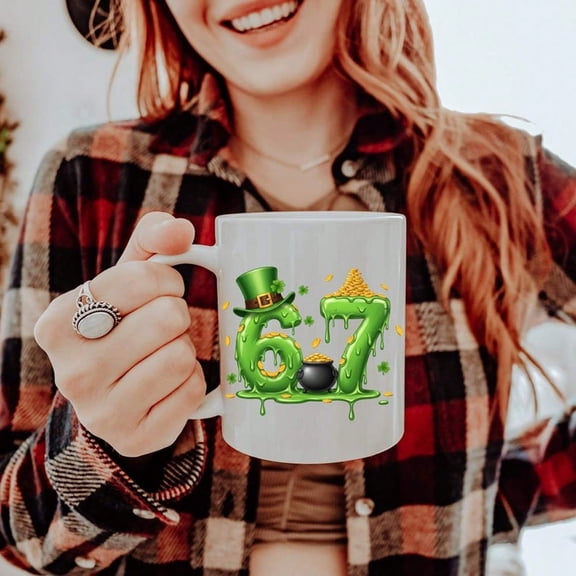 St Patricks Day 67th Birthday Mug, Lucky Irish Gift