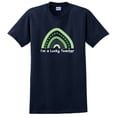 thumbnail image 1 of St Patricks Day Accessories I'm A Lucky Teacher Plus Size Short Sleeve T-Shirt 3X-Large Navy, 1 of 3