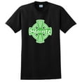 thumbnail image 1 of St Patricks Day Accessories Irish Celtic Cross Slainte Short Sleeve T-Shirt Small Black, 1 of 3