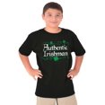 thumbnail image 1 of St Patricks Day True Irishman Clover Boys Kids T Shirt Tees Tops Teen Brisco Brands S, 1 of 5