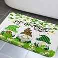 thumbnail image 1 of St Patricks Day Bathroom Rugs, Green Clover Shamrock Bathroom Rugs St. Patrick's Day Green Clover Shamrock Bathroom Rugs, Non-Slip Bath Carpet, Bath Mats for Bathroom Floor, Tub and Shower(17"X29"), 1 of 3