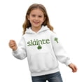thumbnail image 1 of St Patricks Day Celebrate Green Hoodie for Kids Print with Cozy Comfort for Girls Boys Long Sleeve Hooded Pullover White 4 Years-5 Years, 1 of 6