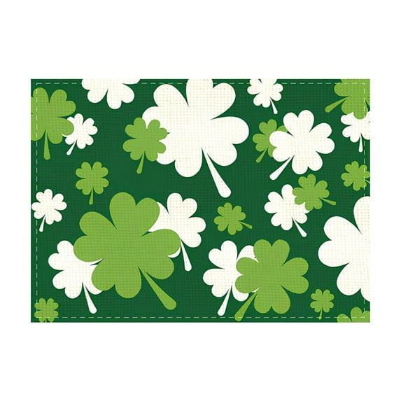 PRETXORVE St Patricks Day Decorations, Printed Saint-patrice Place Mats for Your Home Kitchen Antis-fouling Thermal Insulation Table Mats