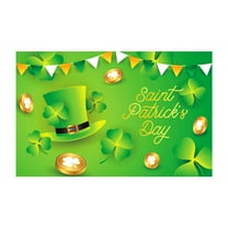 PRETXORVE St Patricks Day Decorations, St. Patrick's Day Background Cloth Flag Festival Party Decoration
