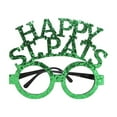 thumbnail image 1 of PRETXORVE St Patricks Day Decorations, St. Patrick's Day Decoration Glasses Irish Festival Green Hat Glasses Gift Ornament, 1 of 6