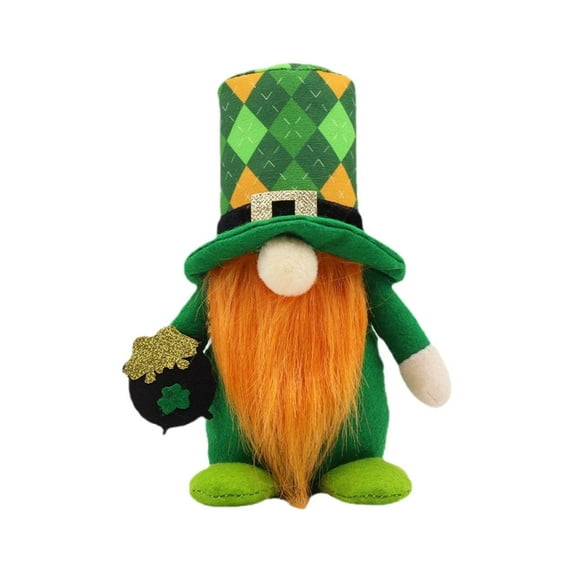 PRETXORVE St Patricks Day Decorations, St Patrick's Day Dwarf Doll Decoration Irish Festival Festival Ornament Goblin Ornament