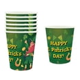 thumbnail image 1 of St Patricks Day Clearance Holiday Deals! PRETXORVE St Patricks Day Decorations, St. Patrick's Day Party Theme Tableware Set Disposable Decorative Tableware Paper Set, 1 of 7