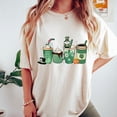 thumbnail image 1 of St Patricks Day Coffee Shirt, Lucky Coffee Shirt, Lucky Shirt, Coffee Lover Shirt, St Patricks Shirt, St Patrick Latte Shirt, 1 of 6