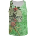 thumbnail image 1 of St. Patricks Day Deadly Wild Irish Rose Skull Tattoo All Over Mens Tank Top Multi MD, 1 of 2