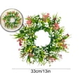 thumbnail image 1 of St Patricks Day Decorations Artificial Wreath, Artificial Floral Spring Wreath, Spring Summer Party Decor for Outdoor/Indoor Farmhouse Front Porch Wall Window Door, 1 of 7