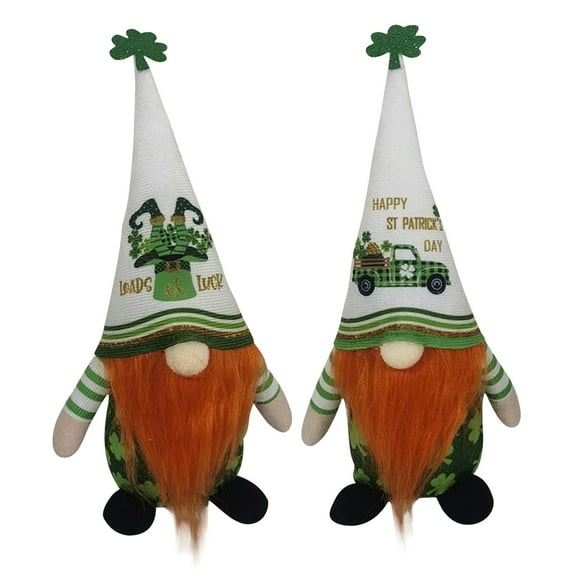 St Patricks Day Decorations, Handmade Plush Tomte Swedish Scandinavian Gnome Farmhouse St Patricks Day Decoration for The Home Table Decor