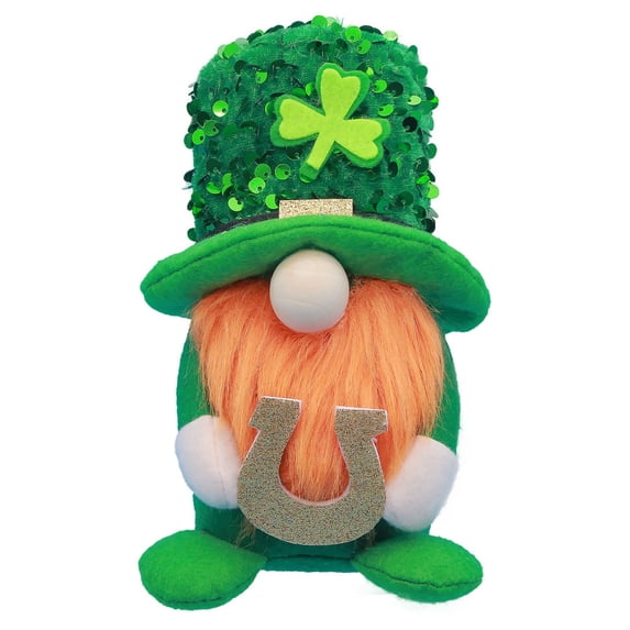 St Patricks Day Decorations - St Patricks Day Decor - Leprechaun Doll, St Patrick's Day Plush Shamrock Gnomes Decorations for Home, Office - Green St. Patricks Day Table Centerpiece - Irish Gifts