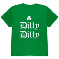 thumbnail image 1 of St. Patricks Day Dilly Dilly Shamrock Youth T Shirt Irish Green YXL, 1 of 1