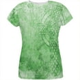 thumbnail image 1 of St. Patricks Day Dirty Irish Celtic Cross All Over Womens T Shirt Multi X-LG, 1 of 2