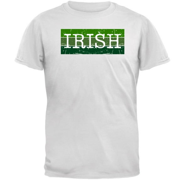 St Patricks Day Distressed Irish Typeset Mens T Shirt
