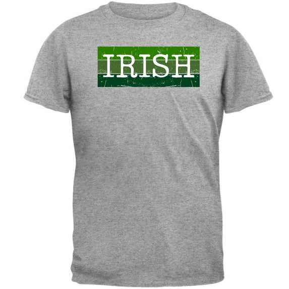 St Patricks Day Distressed Irish Typeset Mens T Shirt