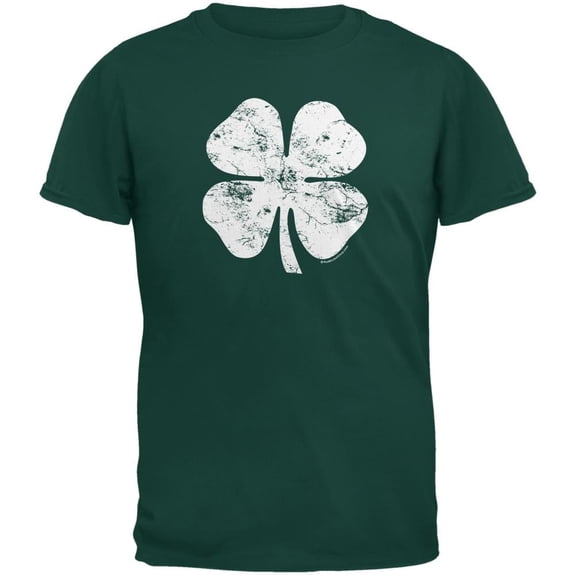 Old Glory Distressed Shamrock Green Men's T-Shirt