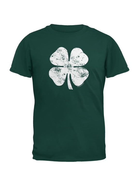 Distressed Shamrock Green Men's T-Shirt