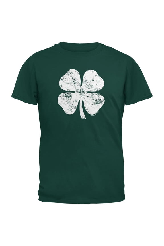 Distressed Shamrock Green Men's T-Shirt
