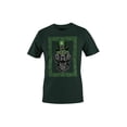 thumbnail image 1 of St. Patricks Day Dog with Shamrock Glasses and Green Hat Men's T-shirt, 1 of 3