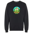 thumbnail image 1 of St Patricks Day Doodle Sweatshirt Men -Image by Shutterstock, Male Large, 1 of 2