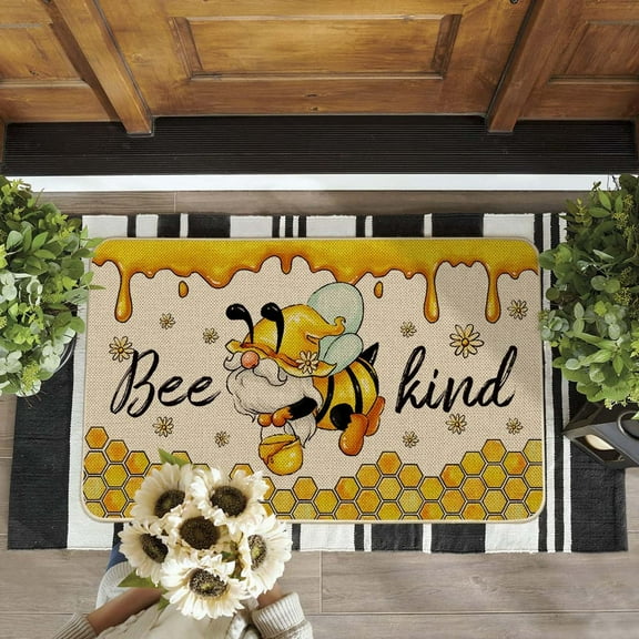 St Patricks Day Door Mat Polyester Floor Mat Holiday Welcome Mat With Non Slip Rubber Backing For Indoor Outdoor Entryway