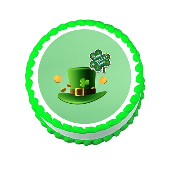 St Patricks Day Edible Icing Image Cake Decoration Topper -1/4 Sheet