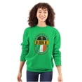 thumbnail image 1 of St Patricks Day Eire Ireland Flag Sweatshirt for Men or Women Brisco Brands S, 1 of 6