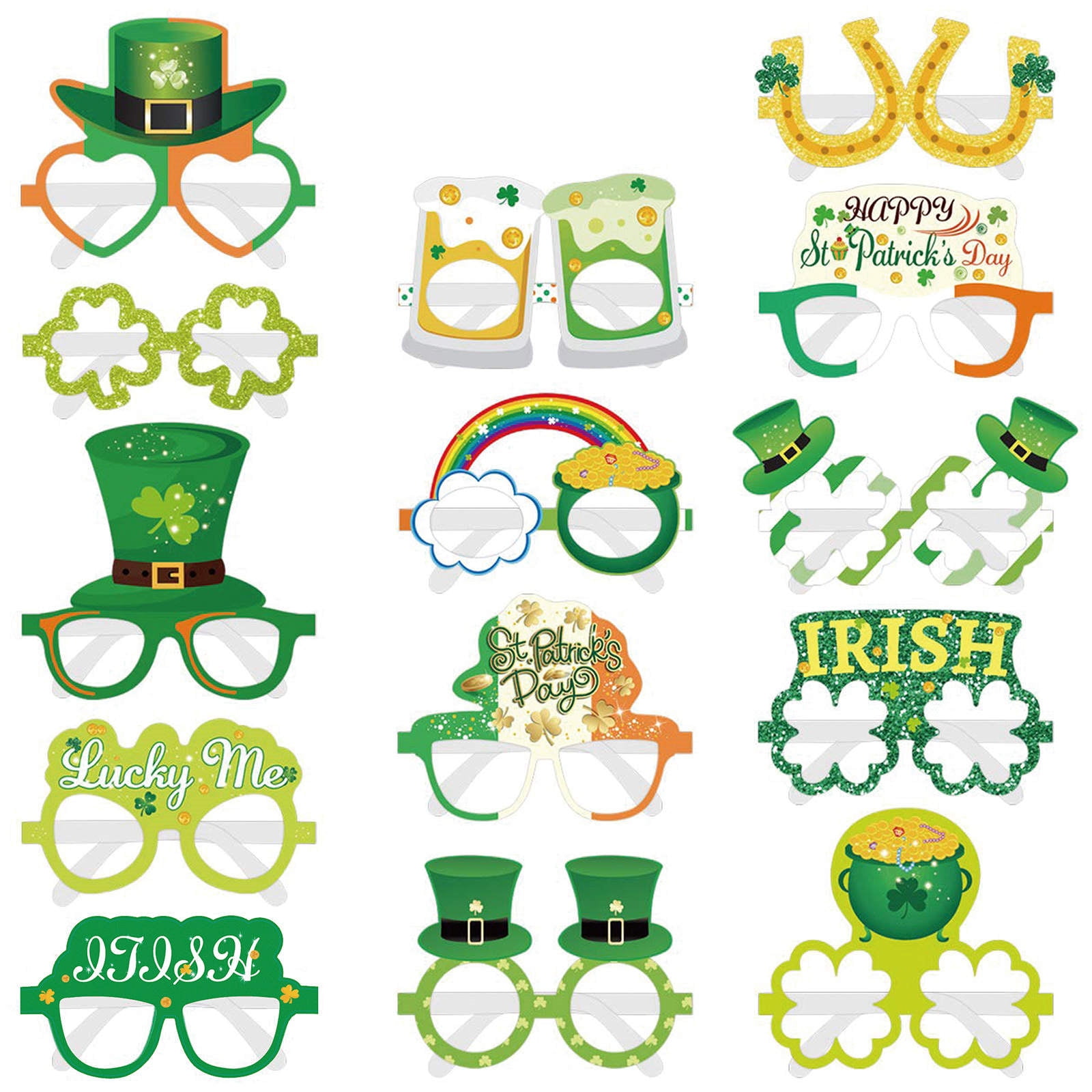 st patricks day glasses