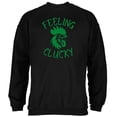 thumbnail image 1 of St Patricks Day Feeling Clucky Mens Sweatshirt, 1 of 5