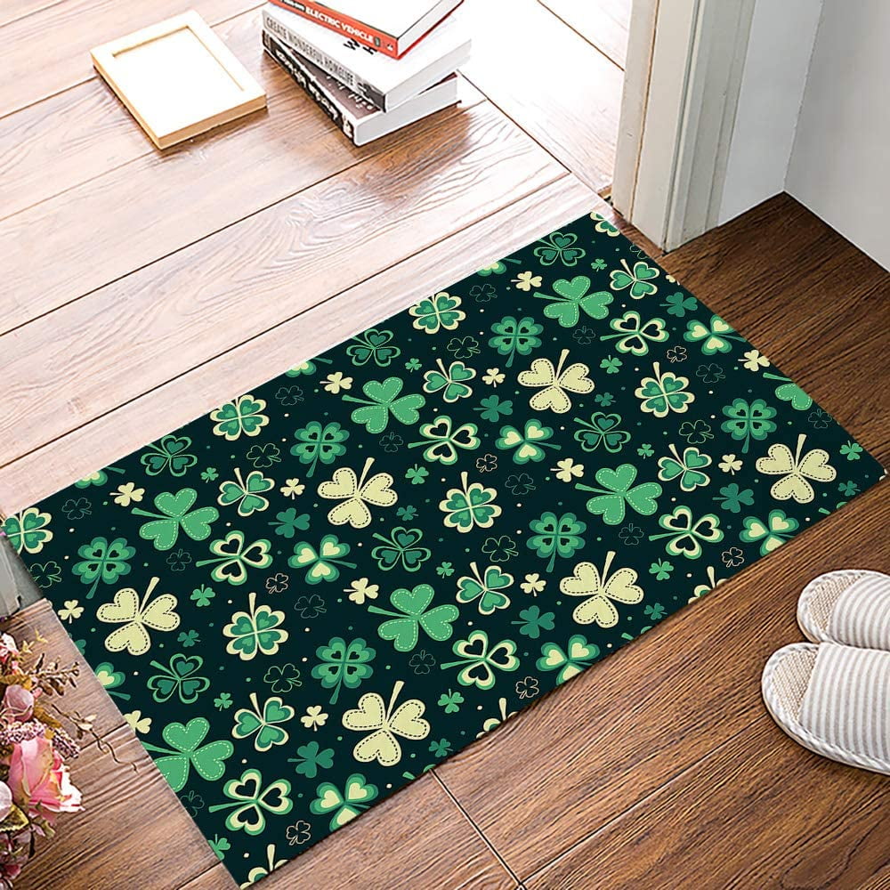 St Patricks Day Funny Doormats for Entrance Way Front Door Indoor