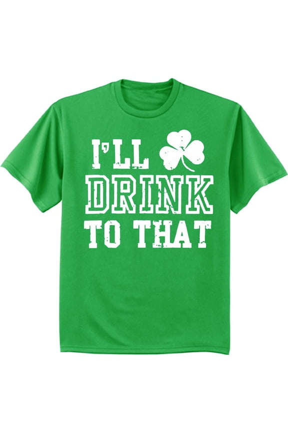 St Patricks Day Funny T-shirt Clothes Mens Graphic Tees Green