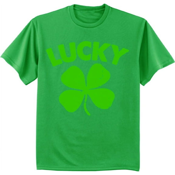 St Patricks Day Funny T-shirt Lucky Shamrock Irish Green Tee