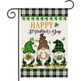 thumbnail image 1 of St Patricks Day Garden Flag - Gnome St. Patrick''s Day 12.5x18 Double Sided Yard Flag Saint Patricks Decor March Irish Shamrock Mini Farmhouse Burlap Small Garden Flag, 1 of 6