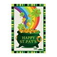 thumbnail image 1 of St Patricks Day Garden Flag, March Garden Flag, St Patricks Day Yard Flag Leafy Irish Festival Courtyard Flag, Party Holiday Yard Decor, 1 of 6