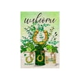 thumbnail image 1 of St Patricks Day Garden Flags for Outside Outdoor Lucky Shamrocks Garden Flag for St Patricks Day Yard Flag Mini Shamrock Irish Garden Flag, 1 of 6