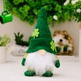 thumbnail image 1 of St Patricks Day Decorations, Plush Green Shamrock Home Table Decor Ornaments for Irish Saint Patrick's Day, 1 of 4