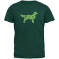 thumbnail image 1 of St. Patricks Day - Golden Retrievers Shamrock Adult T-Shirt - 3X-Large, 1 of 1