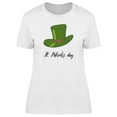 thumbnail image 1 of St Patricks Day Hat Doodle T-Shirt Women -Image by Shutterstock, Female x-Large, 1 of 2