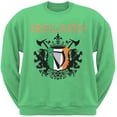 thumbnail image 1 of St. Patricks Day - Heraldic Irish Harp Irish Green Adult Sweatshirt - Large, 1 of 1