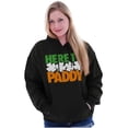 thumbnail image 1 of St Patricks Day Here to Paddy Pun Hoodie Sweatshirt Women Men Brisco Brands S, 1 of 6