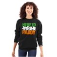 thumbnail image 1 of St Patricks Day Here to Paddy Pun Sweatshirt for Men or Women Brisco Brands S, 1 of 6