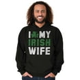 thumbnail image 1 of St Patricks Day I Love My Irish Wife Men's Big & Tall Graphic Hoodie Brisco Brands 2X, 1 of 3
